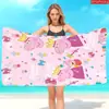 Toalla de Playa Serie Cerdo Peppa Linda Transfronteriza Microfibra Toalla de Baño Estampada Toalla para Fiesta en la Playa al Aire Libre de Verano