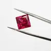 Fábrica de Joyería Aocai Venta al por mayor Rubí Cultivado en Laboratorio Corte Princesa Piedra Suelta Certificado Agl Joyería Circonita
