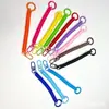 Lanyard de Anillo de Resorte Colorido con Forma de Puerta para DIY, Cordón para Teléfono, Cuerda de Mano, Colgante Llavero, Colgante para Funda de Teléfono Móvil, Lanyard para Auriculares