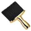 Escova para Pescoço, Escova Eletrodepositada para Remoção de Pelos, Escova de Fibra para Limpeza de Cabelo, Escova Gradiente, Escova para Corte de Cabelo de Barbearia