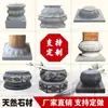 Base de píer de pedra topo de coluna de ardósia base de coluna de pedra fundação de coluna de pedra coluna de pedra imitação de píer de pedra antigo para decoração de jardim de edifício antigo 1C