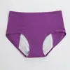 Explosiones de comercio exterior pantalones fisiológicos a prueba de fugas delanteros y traseros período menstrual toalla menstrual pantalones sanitarios transpirables cintura alta talla grande ropa interior mujer