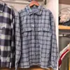 Camisa estilo japonês para primavera e outono, unissex, com bolsos duplos, mangas compridas, casual e moderna, adequada para usar em ambientes com ar condicionado, 486615, 488794