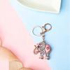 Nuevo llavero de elefante de aleación con incrustaciones de diamantes, bonito accesorio para bolso de mujer, llavero creativo para coche con colgante para pareja