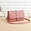 Lonny Cartera Nueva Bolsa para Teléfono Móvil Estilo Coreano de Moda Bolso Cuadrado Pequeño Multifuncional Versátil Bolso de Hombro Cruzado Retro