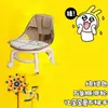 Taburete bajo con ruedas para uso doméstico, taburete giratorio de acrílico con respaldo, banco pequeño para coser, banco pequeño para niños, taburete para sofá de sala de estar