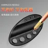 Porta-Copo Colorido de Silicone Preto, Bandeja para Caneta Instrumento de Tatuagem de Sobrancelha Semi-Permanente, Suprimentos para Tatuagem de Copo Anel Oval