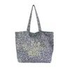 Bolsa Tote Estampada de Leopardo Moda Retrô Outono e Inverno Nova Bolsa de Ombro Casual Grande Capacidade para o Trabalho Estampa de Letras Bolsa Feminina