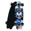 Tabla de surf terrestre Fish Board individual deformada Brush Street Board de 28 pulgadas monopatín de cuatro ruedas para principiantes tabla cola de pez cola de pez salida de fábrica