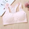 Ropa interior para niñas con espalda en V sin costuras, cómoda y transpirable, para el período de desarrollo estudiantil, sujetador sin aros