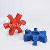 Almofada de poliuretano tipo L hexagonal em flor de ameixa, acoplamento tipo AL, almofada de roda de borracha 95 100 L, roda hexagonal 050-225