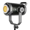 Luz de Relleno Metálica de 120W/200W/300W para Transmisión en Vivo, Fotografía con Luz Suave, Lámpara Solar de Luz Constante Cob con Reflector Profundo y Soporte
