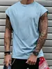 AliExpress 2026 Masculino Europeu e Americano Versátil Verão Casual Cor Sólida Manga Curta Gola Redonda Secagem Rápida Top Em Estoque Tendência