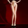 Medias sin costuras brillantes y lustrosas 80D de Lingweirun, pantimedias ajustadas sexys y brillantes sin pie