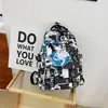 Mochila Casual Nueva de Moda de Gran Capacidad Estilo Influencer para Estudiantes que Asisten a Tutorías, Adecuada para Estudiantes de Secundaria y Preparatoria
