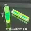 1000 peças de mini níveis com frete grátis, nível de bolha cilíndrico para porta-retratos, bolhas de nível, níveis de bolha cilíndricos