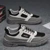 Zapatos de Hombre Primavera Transpirables 2025 Nuevos Modernos Versátiles Casuales Tenis de Hombre Caña Baja Ropa de Trabajo Botas Martin de Cuero