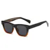Gafas de Sol Minimalistas Transfronterizas para Hombre y Mujer, Montura Cuadrada, Gafas de Sol Polarizadas de Gama Alta, Tendencia Anti-UV, Patas con Lente Cp Core Modernas