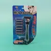 Aparelho de Depilação Feminino com 1 Cabo e 7 Lâminas, Depilador com Lâmina de Três Camadas, Aparelho para Depilação de Pelos das Axilas e Pernas, Aparelho de Barbear Manual Masculino em Estoque