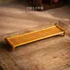 Estante para Tazas de Té Estante de Almacenamiento para Juego de Té Estante Pequeño Antiguo Estilo Chino Estante para Flores Estante para Tetera Estante de Almacenamiento de Escritorio Estante de Exhibición para Juego de Té