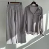 Traje Casual Holgado Nuevo de Verano al por Mayor 2026 Wish Conjunto de Dos Piezas Transfronterizo Europeo y Americano Pantalones Largos de Pierna Ancha