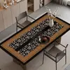 Jogo Americano Retangular Retro Francês, Impermeável, à Prova de Óleo, Não Lavável para Mesa de Centro, Jogo Americano Isolante Térmico, Protetor de Mesa Anti-Escaldante