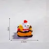 Novo Papai Noel de Natal Boneco de Neve Micro Paisagem Cena de Neve Caixa de Trem Meias de Natal Pequeno Presente Sino Enfeites de Resina
