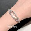 Antiguo Babilónico Bambú Bambú joya pulsera Brazalete Cometa Oceánica Chapado en 18K Gypsophila Estrella circón de alto quilate pulsera