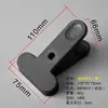 Abrazadera para Lámpara de Escritorio, Abrazadera Grande de Hierro, Abrazadera Tipo C con Forma de I, Soporte de Escritorio con Agujero para Tornillo, Accesorios para Lámpara de Mesita de Noche