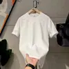 Camiseta de Hombre con Estampado de Letras Estilo Nuevo Top Versátil de Media Manga 2025 Casual Cuello Redondo Manga Corta Moda Transfronteriza