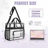Bolsa Transparente de PVC 12x6x12 Puede Entrar a la Revisión de Seguridad del Estadio Bolso de Mano Impermeable Transfronterizo Gran Capacidad
