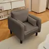 Sofá de luxo leve para salas pequenas, sofá simples de dois ou três lugares para apartamentos, lojas de roupas, imóveis para aluguel e áreas de recepção