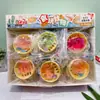 Juguete squishy creativo de bollo al vapor y bola de sésamo, alto atractivo estético, linda simulación realista de comida, juguete antiestrés para niños