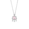 Colar Gato da Fortuna Songqi Feminino Nicho Luxo Leve Absorvedor de Ouro Pingente de Calcedônia Atraente para Riqueza Presente de Aniversário para Namorada Colar de Luxo Leve