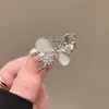 Pinza para el Cabello de Mariposa Dulce Estilo Hada Francesa Accesorio para el Cabello Clip para Flequillo Lateral de Hada Mechones Finos en la Frente Pinza Vintage para el Cabello