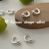 Pendientes pequeños y exquisitos de estilo ins coreano de alta gama, cierre de gatito KT de plata de ley S925, estilo fresco y dulce para mujer