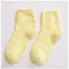 Calcetines para Mujer Invierno Estilo Coreano Espesados Forrados de Felpa Calientes Calcetines de Piso Calcetines de Longitud Media Medias para Mujer Otoño e Invierno Calcetines para Camiones Calcetines para Mujer