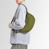 Bolsa de Ombro Ultra Leve, Impermeável, Multicor, Estilo Preguiçoso Japonês, Formato de Dumpling Crescente, para Caminhadas Diárias, Compras e Viagens, Portátil
