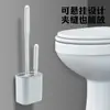Novo Pendente de Parede Criativo Diário Escova Dupla de Duplo Propósito Escova para Vãos de Vaso Sanitário Escova Macia de Borracha para Vaso Sanitário Limpeza Sem Ângulos Mortos Escova de Silicone