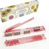 Régua de Mahjong antiderrapante mais vendida na Amazon, régua transparente de quatro cores com haste de empurrar, embalagem em caixa de presente multicolorida