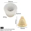 Molde de silicona para juguete blando estilo tejido, formas de gato Miffy y árbol de Navidad, molde hecho a mano para hacer juguetes de comida