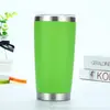 Comercio Transfronterizo Taza para Hielo de 20 oz Taza para Coche Acero Inoxidable 304 Taza de Agua para Coche Pintura en Spray Recubierta de Plástico Taza Aislante Frío y Caliente