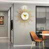 Relógio de parede de luxo moderno e leve, relógio decorativo de quartzo silencioso para sala de estar, com sensor avançado, para restaurante e para pendurar na parede, além de fronteiras, Daifa