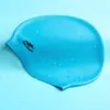 Touca de natação de silicone para adultos, impermeável, adequada para meninos e meninas, universal, tamanho grande, não restritiva, alta elasticidade, venda direta da fábrica, personalizável