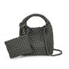 Bolso Tejido a Mano Transfronterizo para Verduras, Bolso Mini Cubo de Neopreno para Hombro Cruzado, Bolso de Mano Exquisito y Lindo