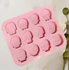 En Stock 12 Moldes de Silicona Consecutivos de Calavera Diferentes Molde para Pastel Cubitos de Hielo Chocolate Molde para Hornear Molde de Pegamento