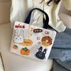 Bolso de Lona de Moda para Mujer 2026 Nuevo Modelo Bolso Tote Bolsa para Lonchera Minibolsa de Mano Bolsa para Almuerzo de Estudiante y Viajero al por Mayor