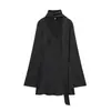 Europeu e Americano Transfronteiriço Roupas Aliexpress Moda Popular Cachecol Textura de Cetim de Seda Estilo Vestido Elegante para o Dia a Dia