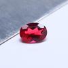 Fornecimento de fábrica Cultivo em forma de ovo Roxo Vermelho Tesouro Oval Laboratório Cultivo Cor Regenerada Tesouro High-end Jóias Pedra Correspondente