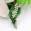 Moda Coreana imitação Pérola de Concha moda corsage liga pino de gota de óleo joia de gola broche feminino fabricantes fornecimento